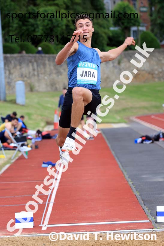 Decathlon Long Jump, 2024 EAP International Combined events, Hewcham, Northumberland.  Photo: David T. Hewitson/Sports for All Pics